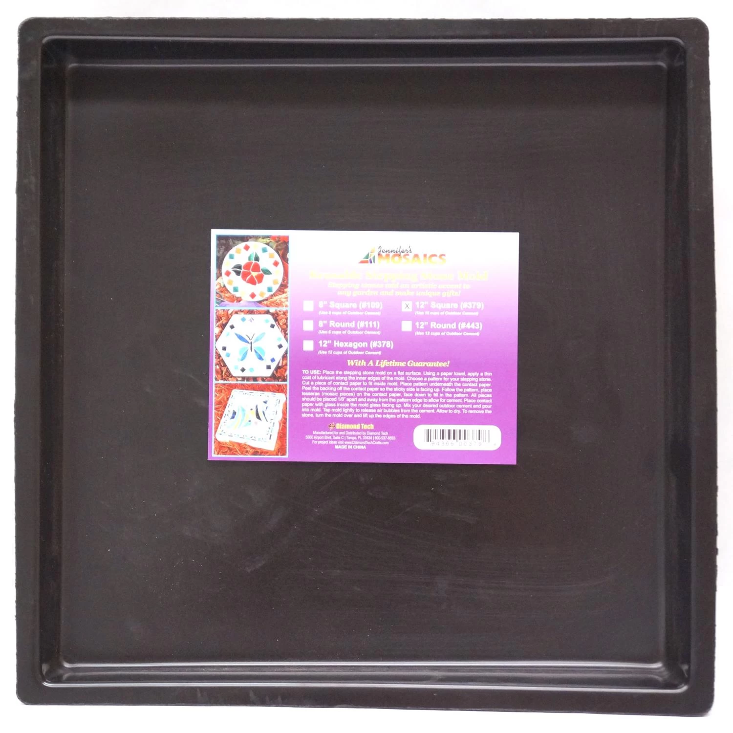 12" Square Stepping Stone Mold - Image 3