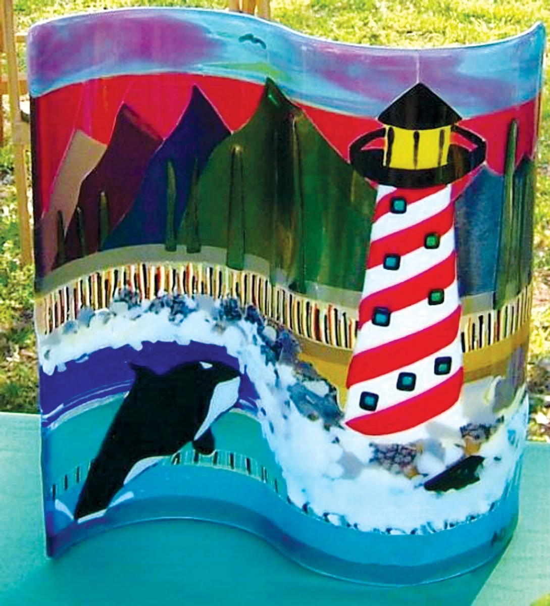 15-7/8" Double Curve Slumping Mold - Image 8