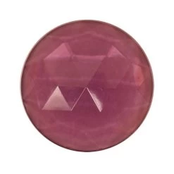 Amethyst Round 25mm Faceted Jewel