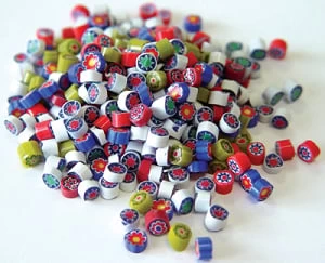 Small Opalescent Millefiori Assortment, 2 Oz - 104 COE - Image 5