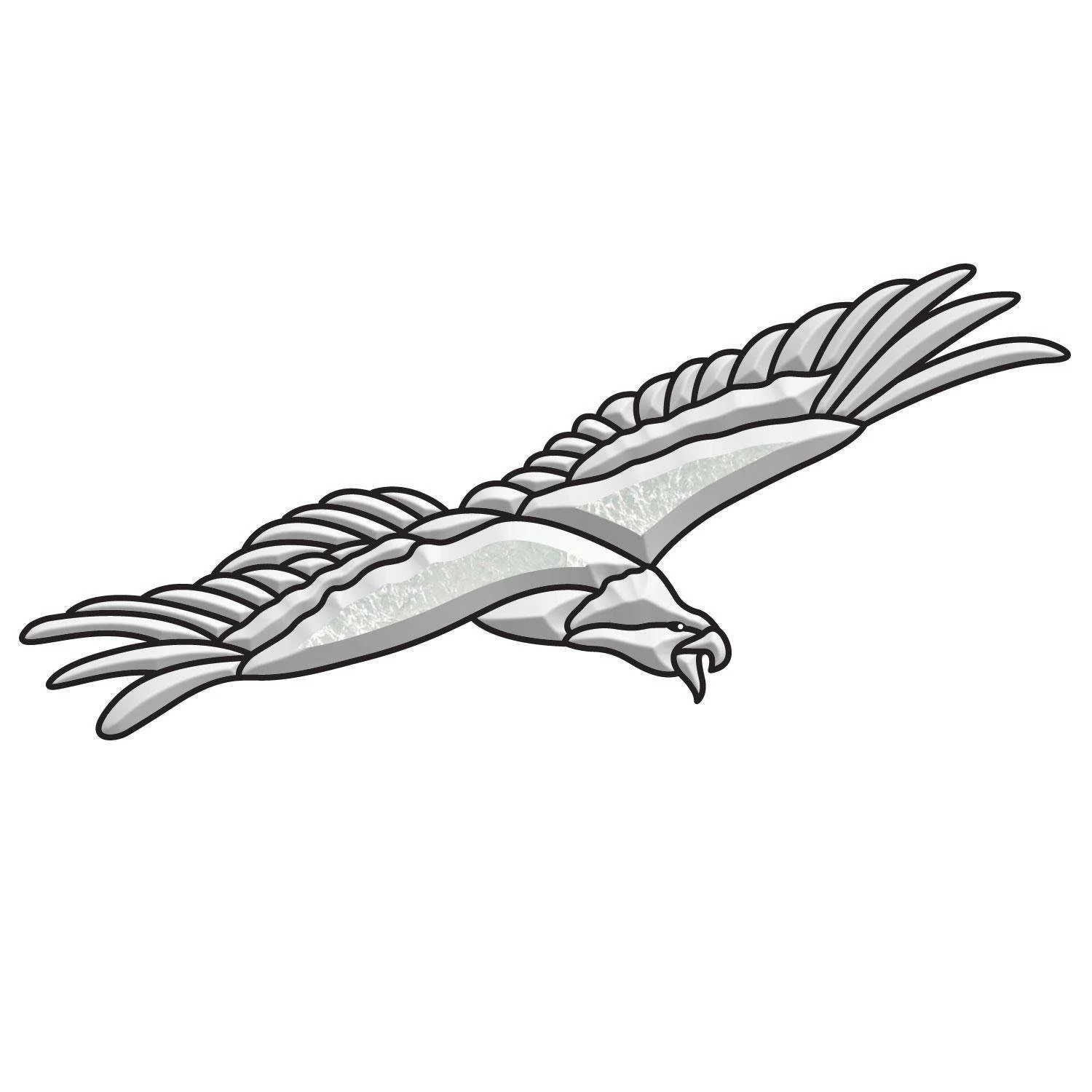 Soaring Eagle Glue Chip Bevel Cluster