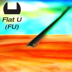 1/8" Flat U Lead Came – 6 Ft Piece