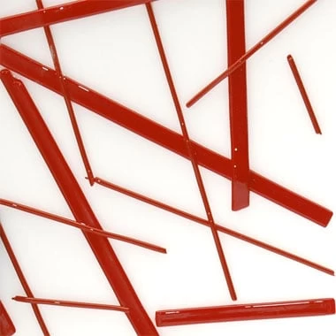 Oceanside Red Opal Stringers - 96 Coe - Image 2