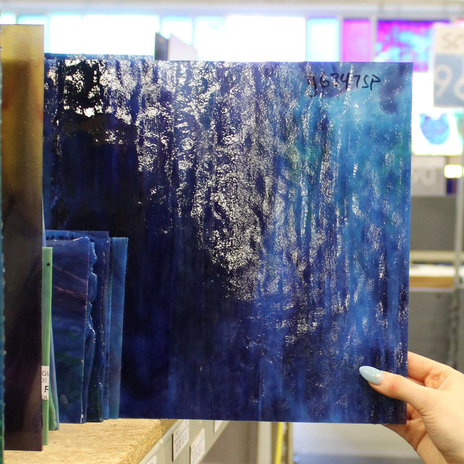 Youghiogheny Pink, Blue, Purple, Bubblegum, Green Stipple - Image 5