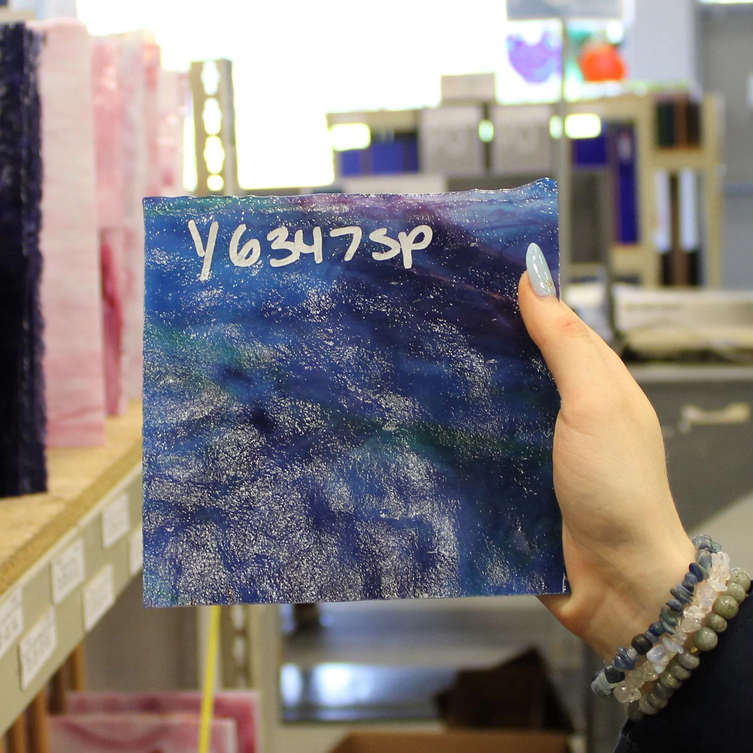 Youghiogheny Pink, Blue, Purple, Bubblegum, Green Stipple - Image 6