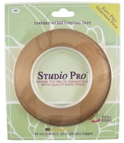 1/4" Copper Backed Studio Pro Foil - 1.0 Mil