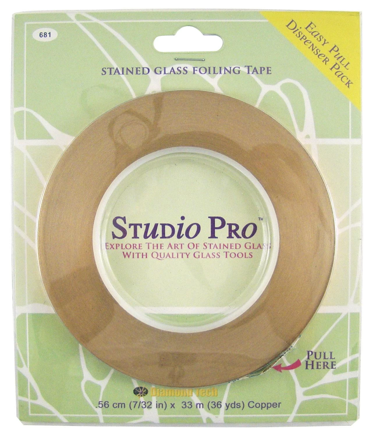 7/32" Copper Backed Studio Pro Foil - 1.0 Mil