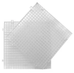 Clear Waffle Grid Surface - 2 Pack