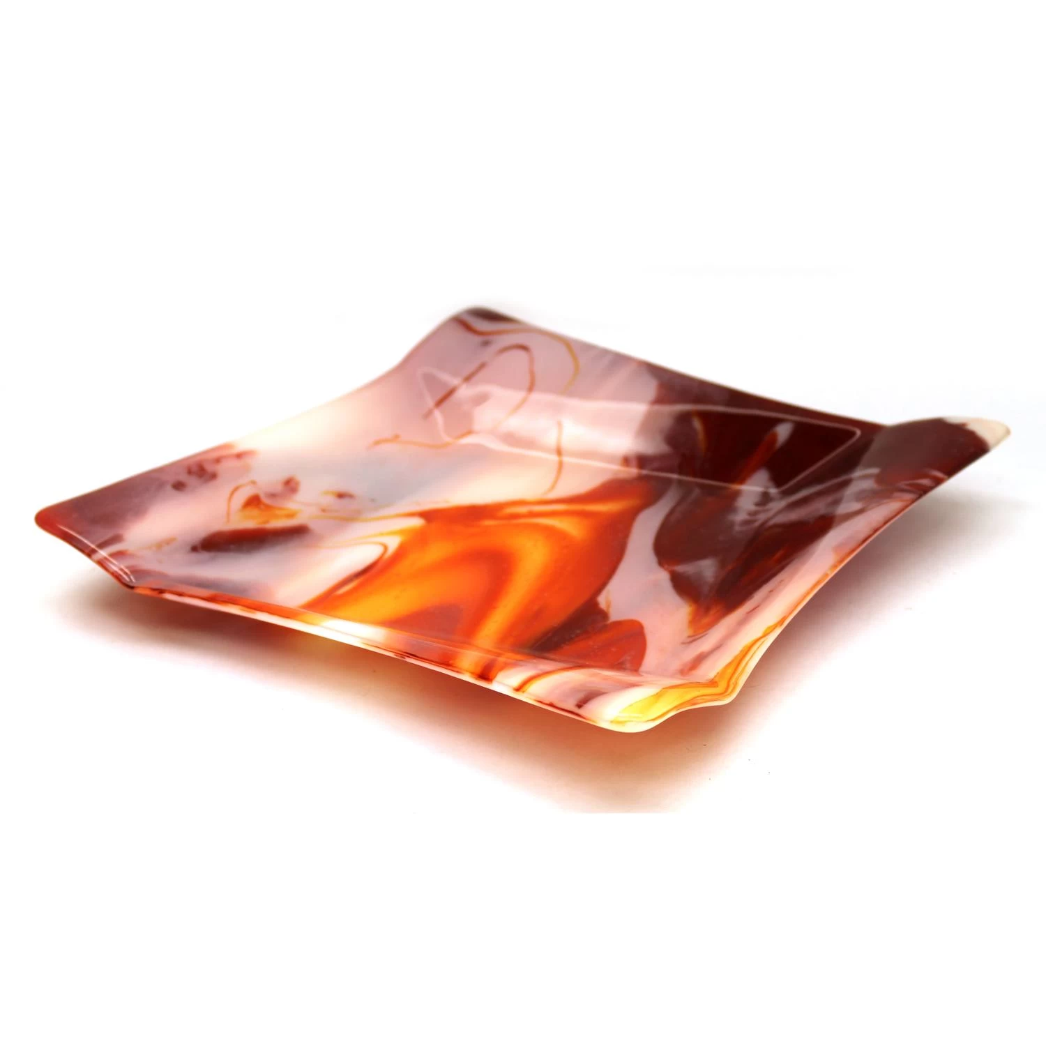 Uro Grenadine Red On White Streaky - 96 COE - Image 3