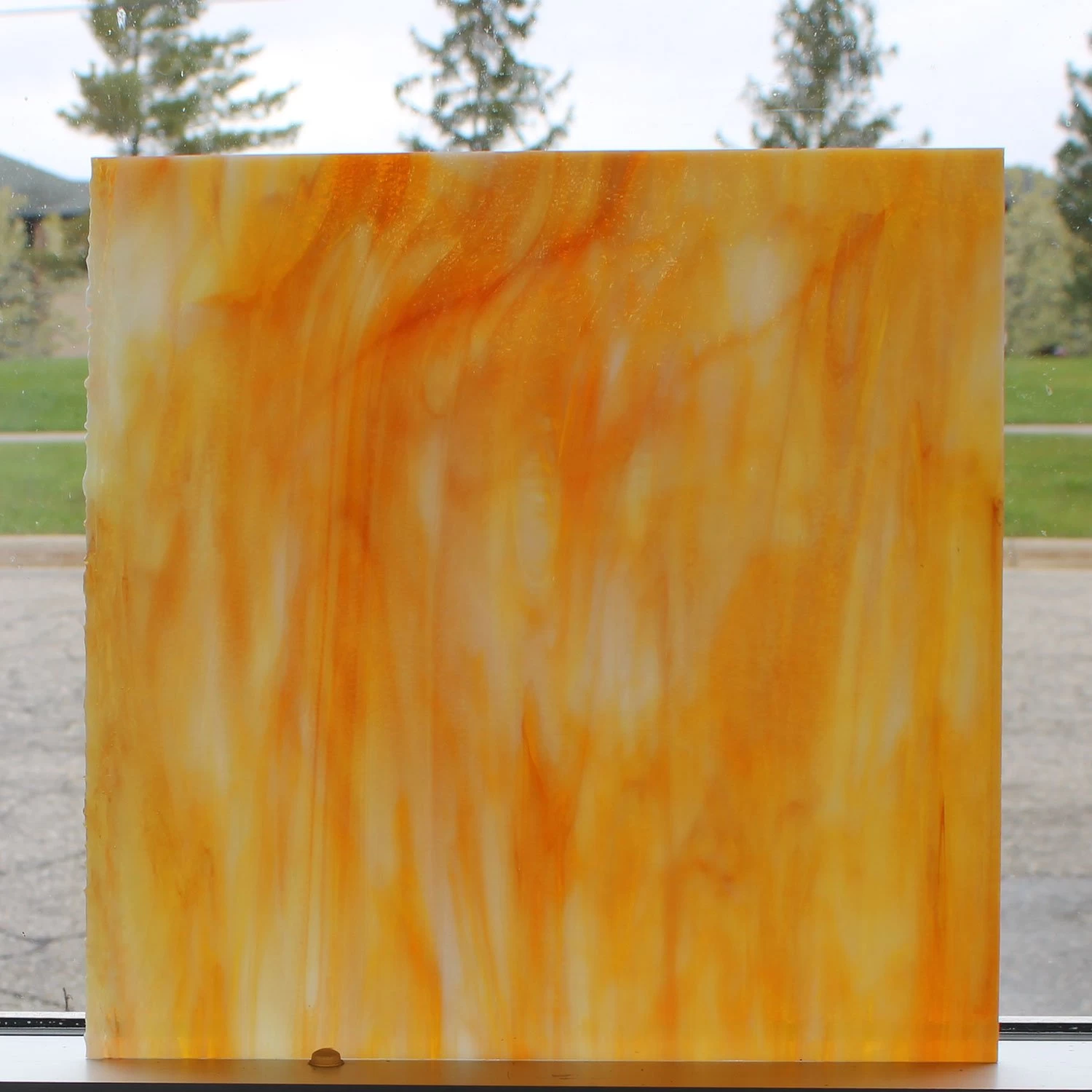 Uro Grenadine Red On White Streaky - 96 COE - Image 5