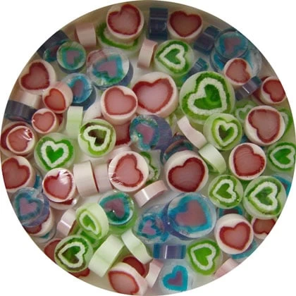 Heart Millefiori Assortment - 90 COE - Image 5