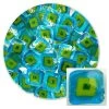 Turquoise Hip To Be Square Millefiori - 90 COE