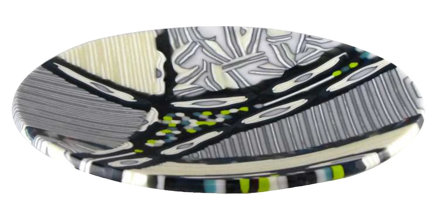 Bullseye Cream Opal Double Rolled - 90 COE - Image 3