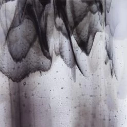 Bullseye Clear, White, Black Streaky - 90 COE