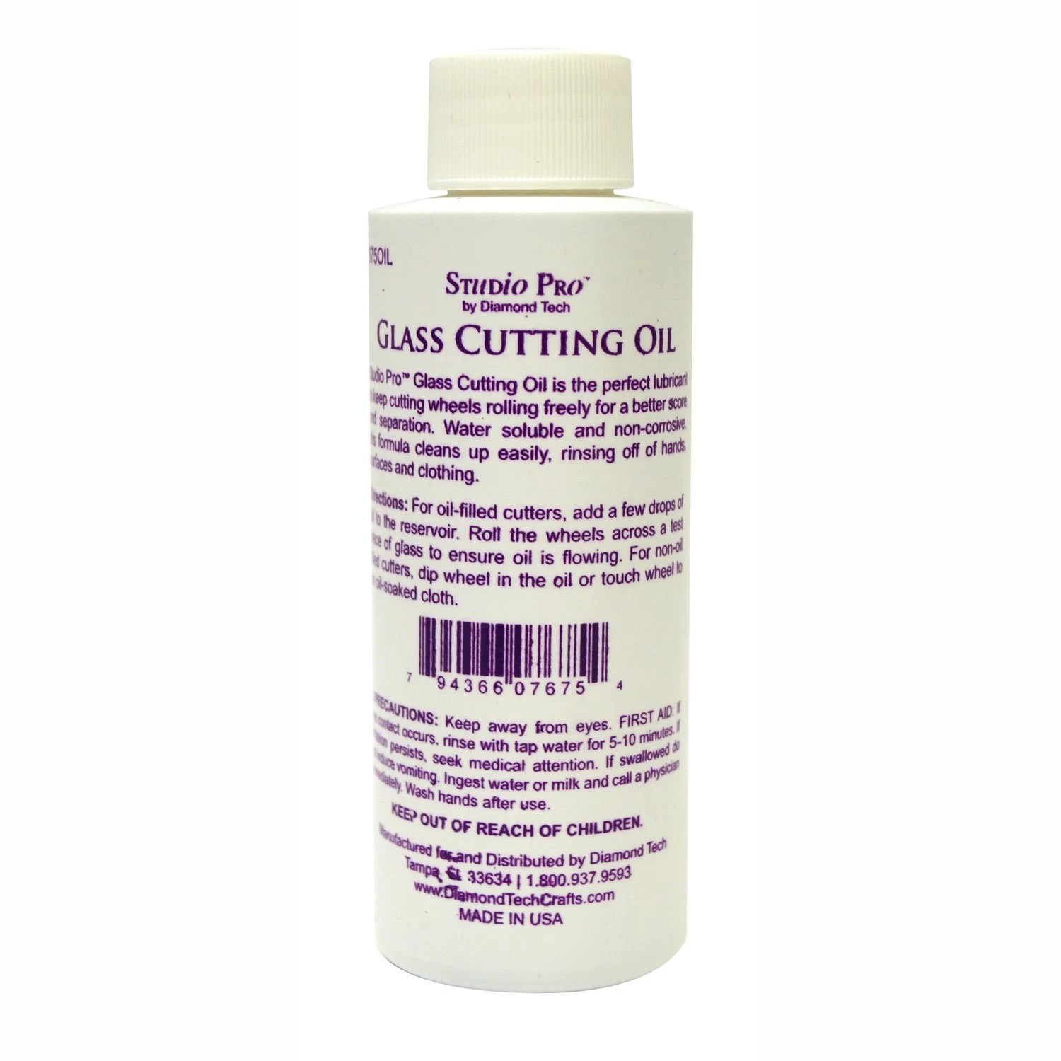 Studio Pro Glass Cutting Oil - 4 Oz - Image 2