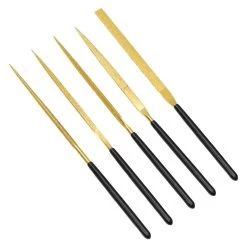 Diamond File Set For Glass Beads And Jewelry - 5 Piece Set