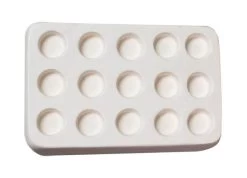 Mega Mini Circle Jewelry Casting Mold - 15 Circles