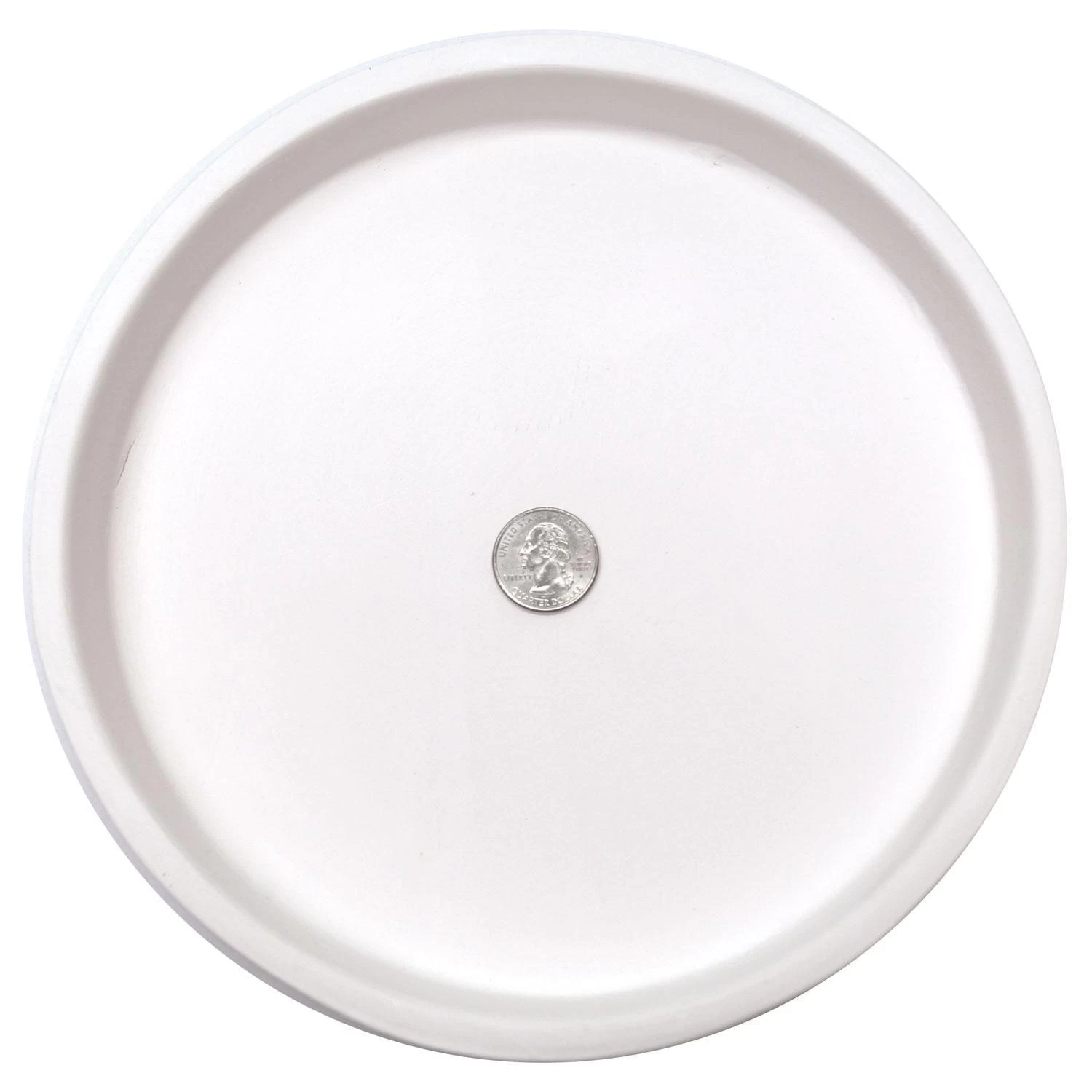 8" Round Patty Gray Dam Mold - Image 2