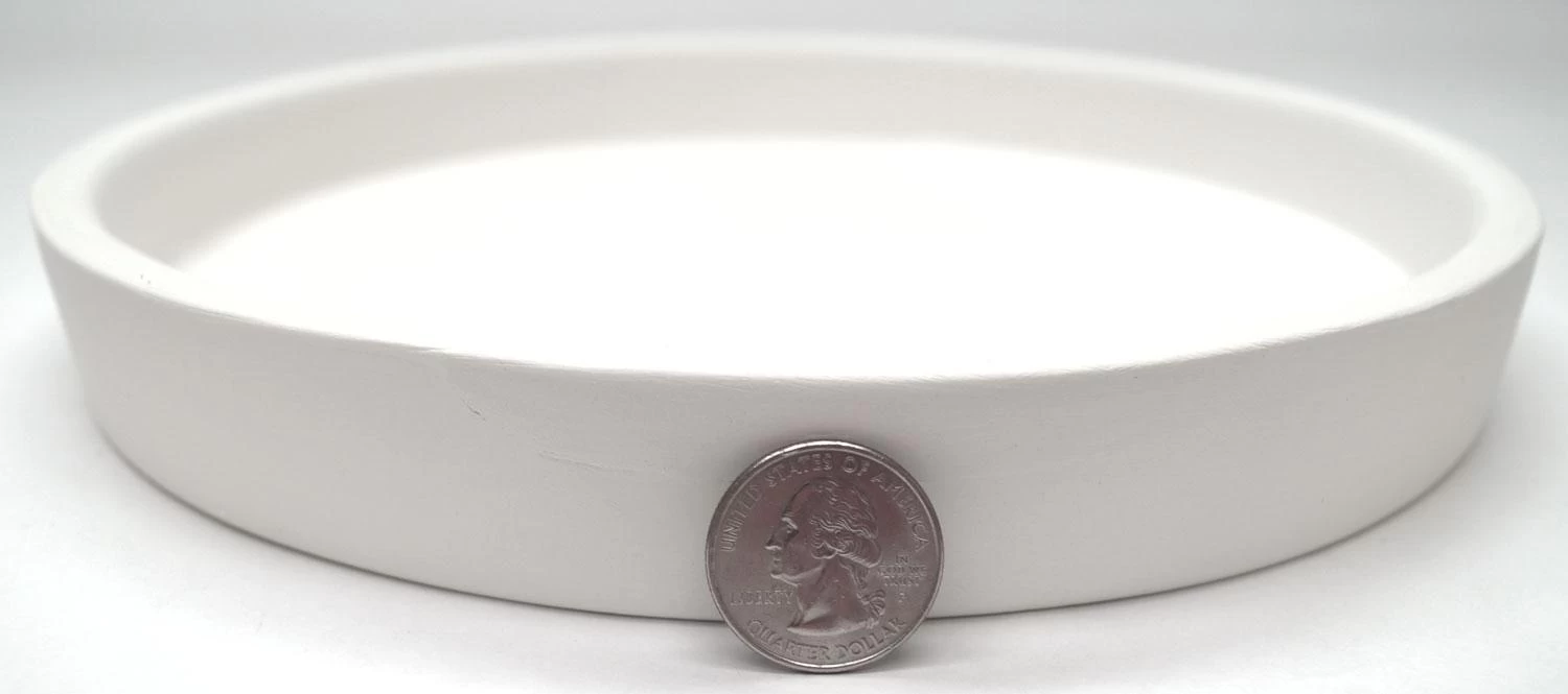 8" Round Patty Gray Dam Mold - Image 3