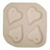 Holey Heart Quad Mold