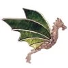 Flying Dragon Lead Free Metal Figurine