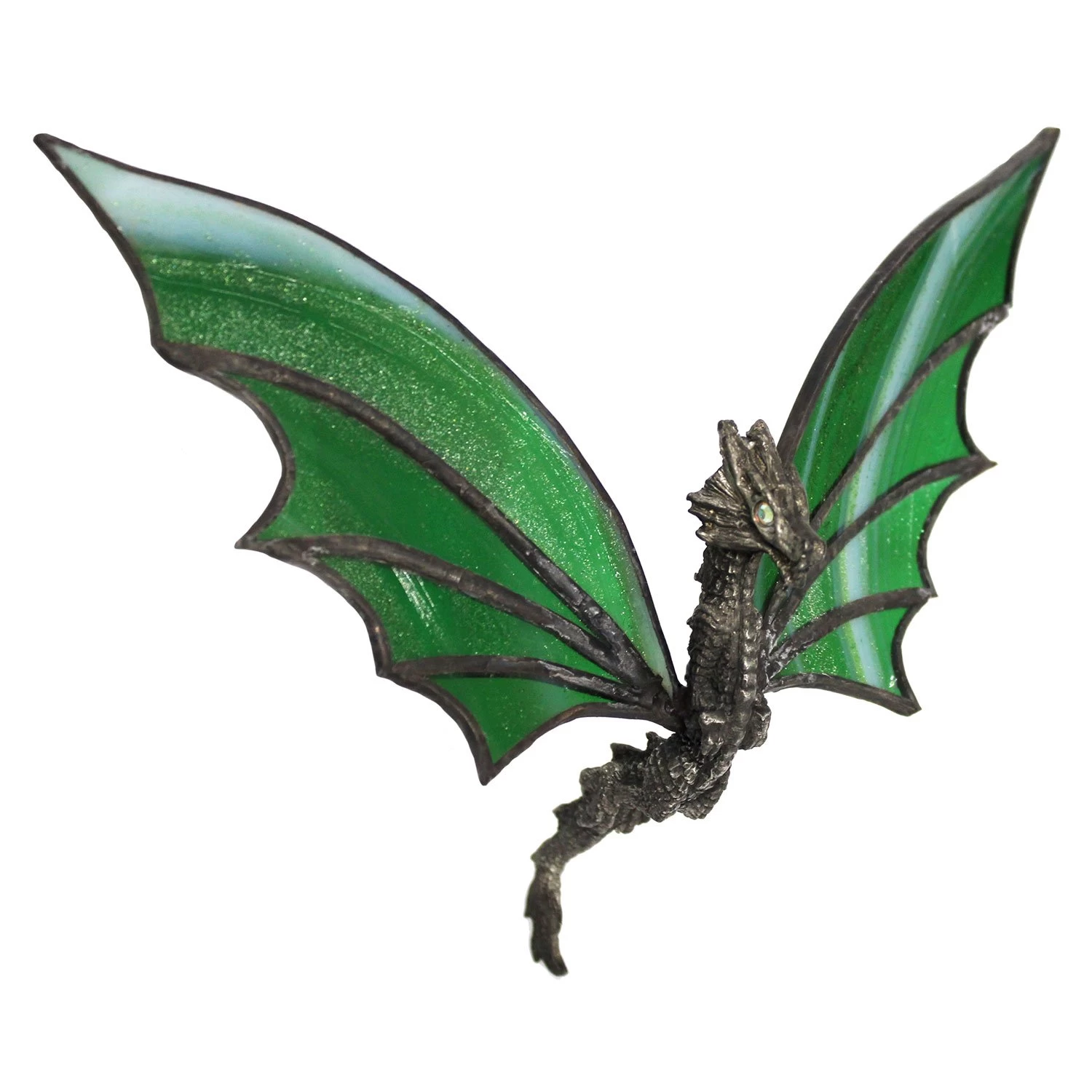 Flying Dragon Lead Free Metal Figurine - Image 8