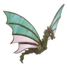 Flying Dragon Lead Free Metal Figurine - Image 9