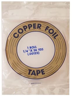 1/4" Edco Copper Foil - 1.25 Mil