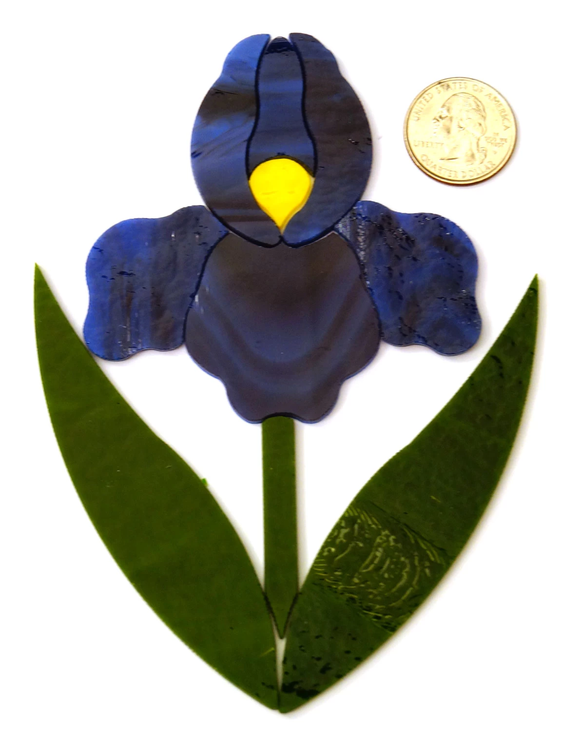 Purple Iris Fusible Pre-Cut - 90 COE - Image 3