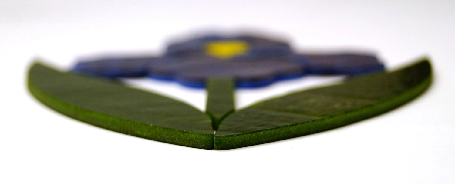 Purple Iris Fusible Pre-Cut - 90 COE - Image 4