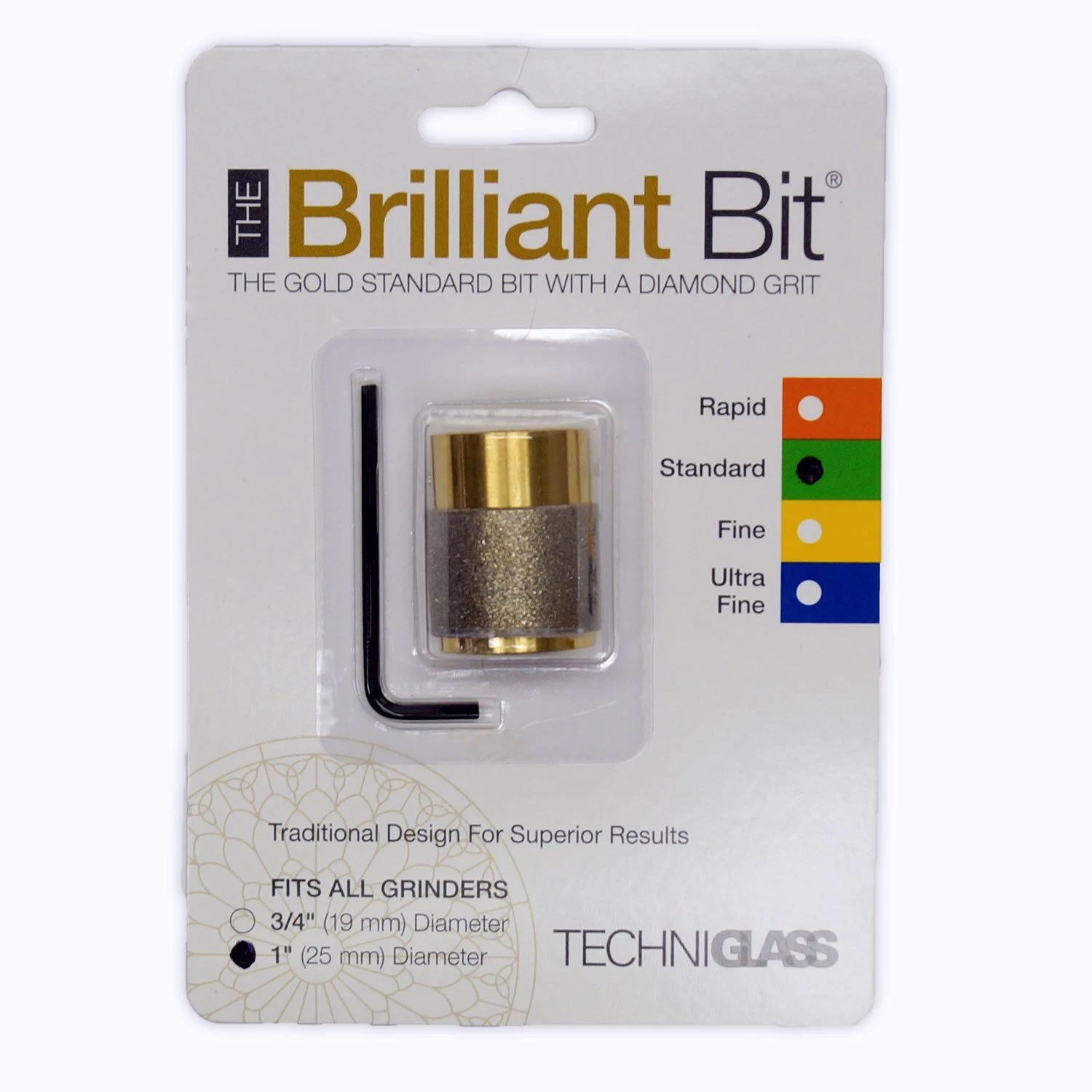 1" Standard Brilliant Grinder Bit - Image 2