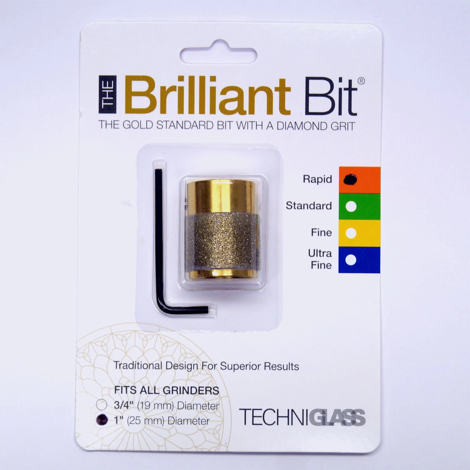 1" Rapid Brilliant Grinder Bit - Image 2
