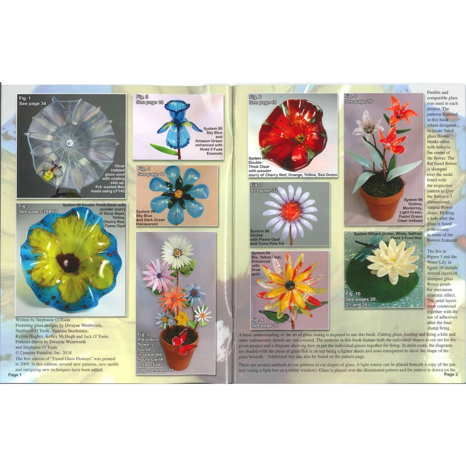 Fused Glass Flowers - Image 2