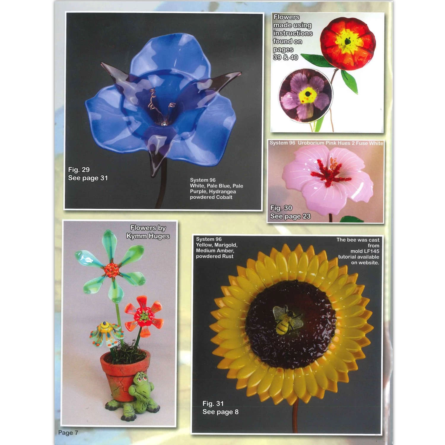 Fused Glass Flowers - Image 5