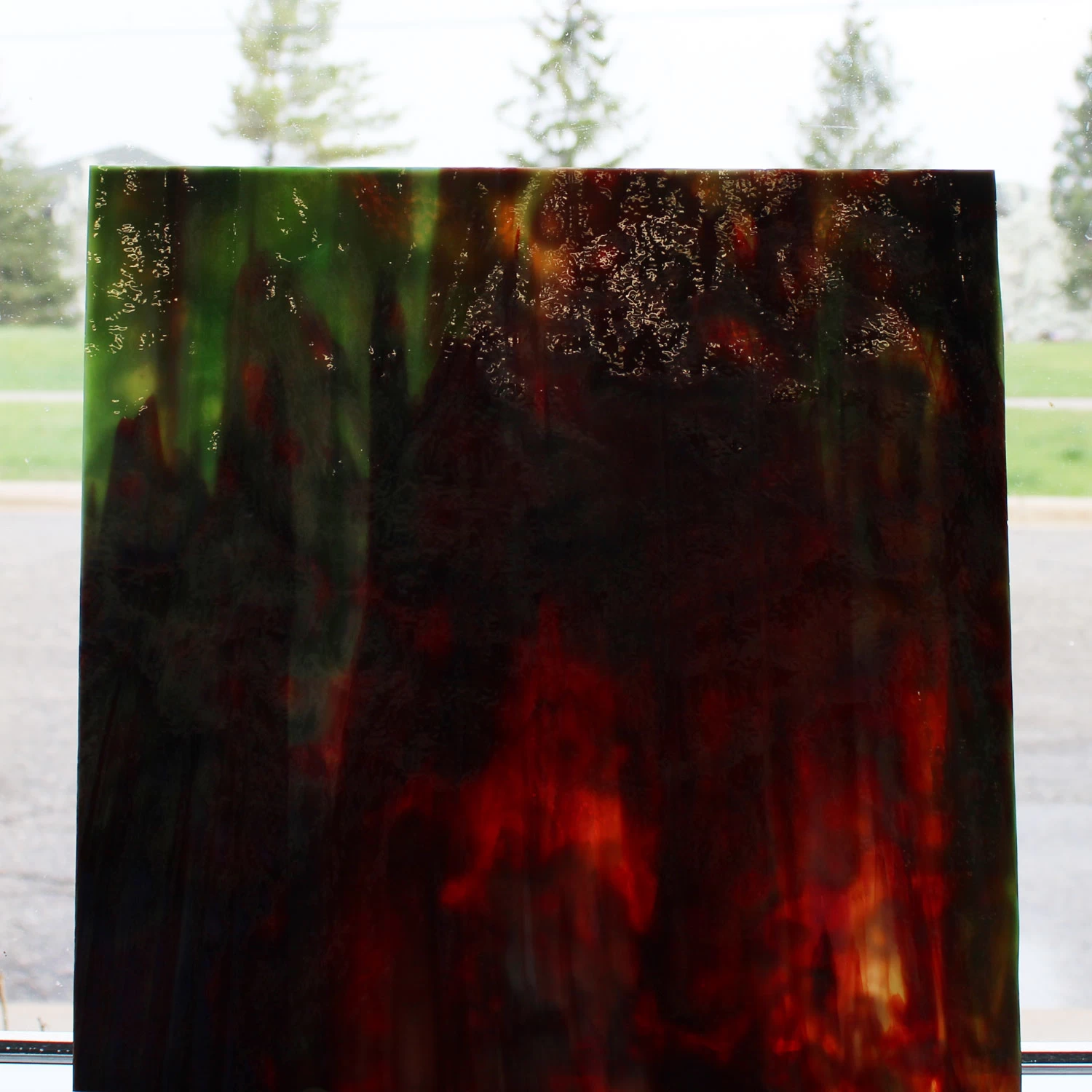 Youghiogheny White Opal, Dark Green And Copper Ruby Reproduction - Image 9