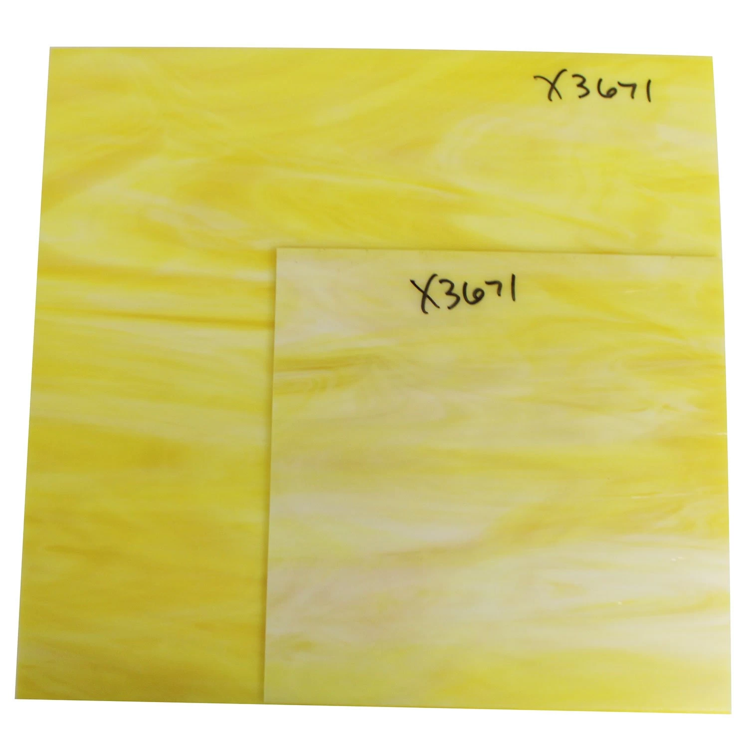 Oceanside Yellow And White Translucent - 96 COE - Image 4