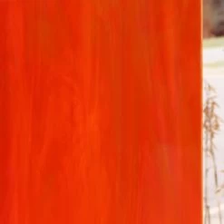 Oceanside Orange And White Translucent Streaky - 96 COE