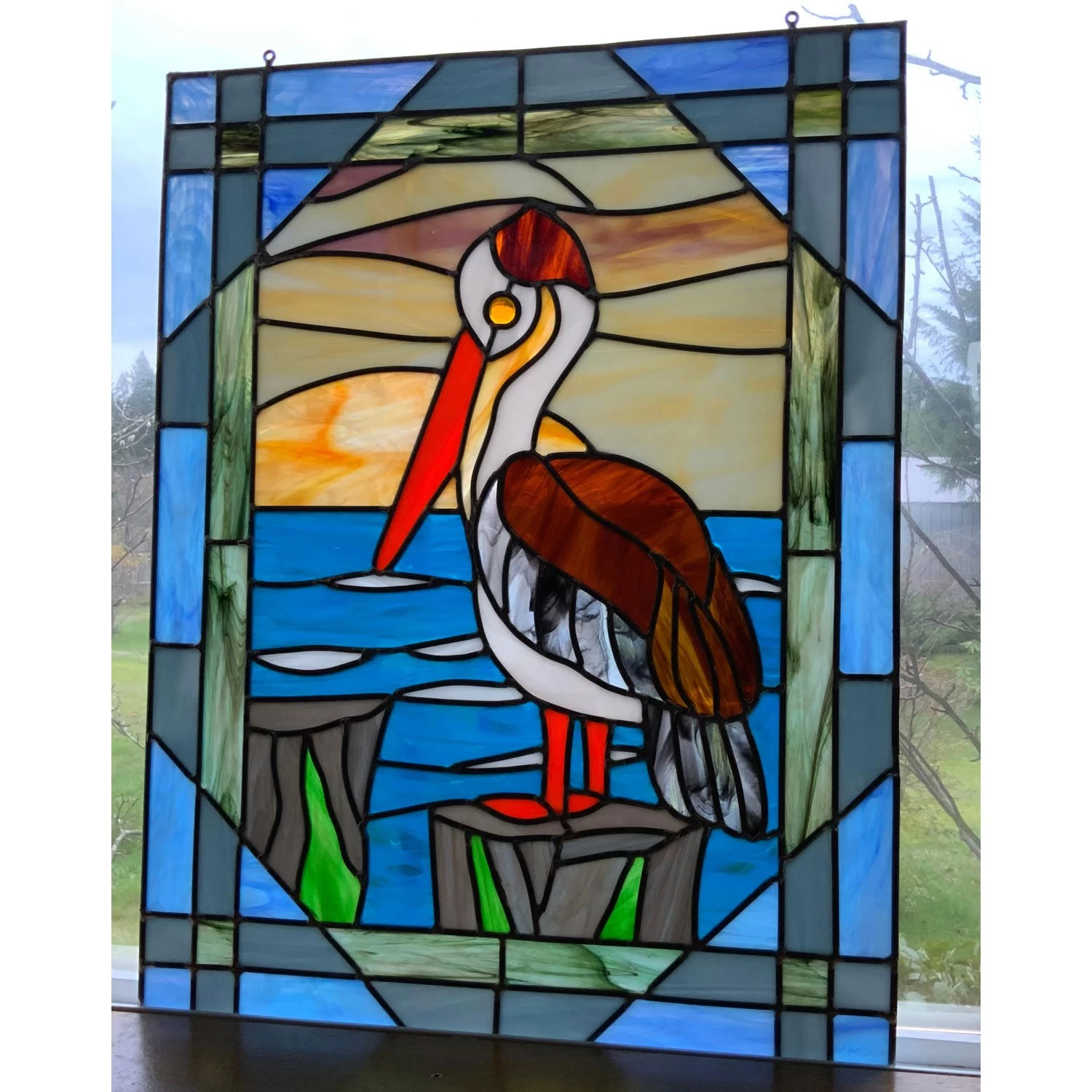 Oceanside Orange And White Translucent Streaky - 96 COE - Image 10