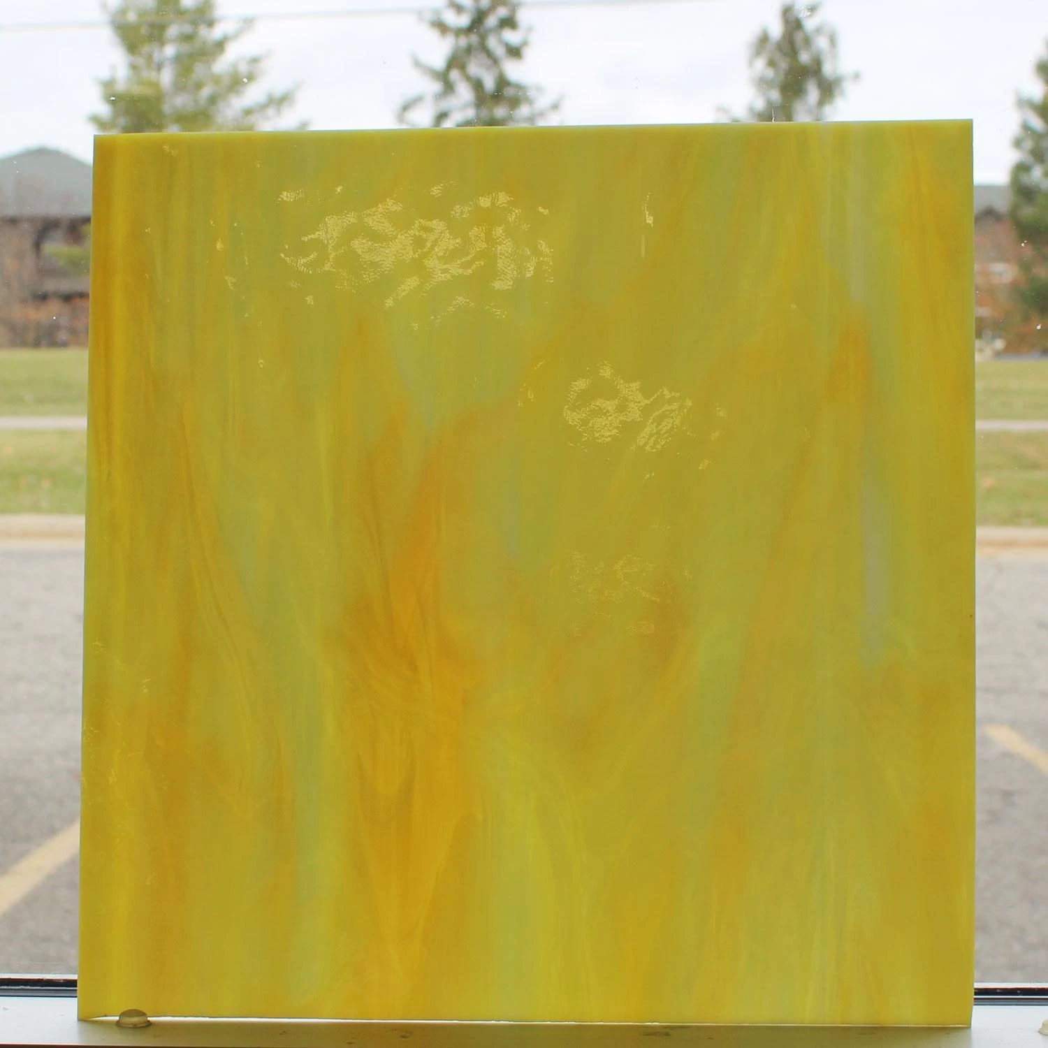 Oceanside White And Yellow Opal Streaky - 96 COE - Image 2