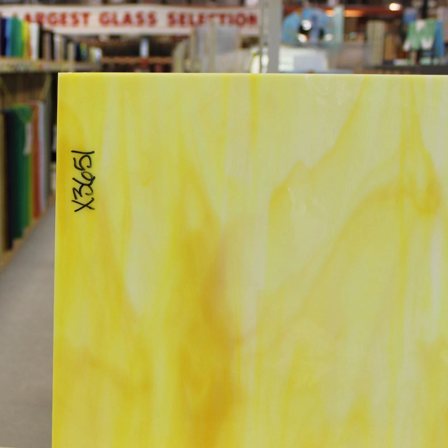 Oceanside White And Yellow Opal Streaky - 96 COE - Image 5