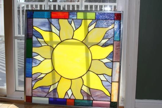 Oceanside White And Yellow Opal Streaky - 96 COE - Image 10