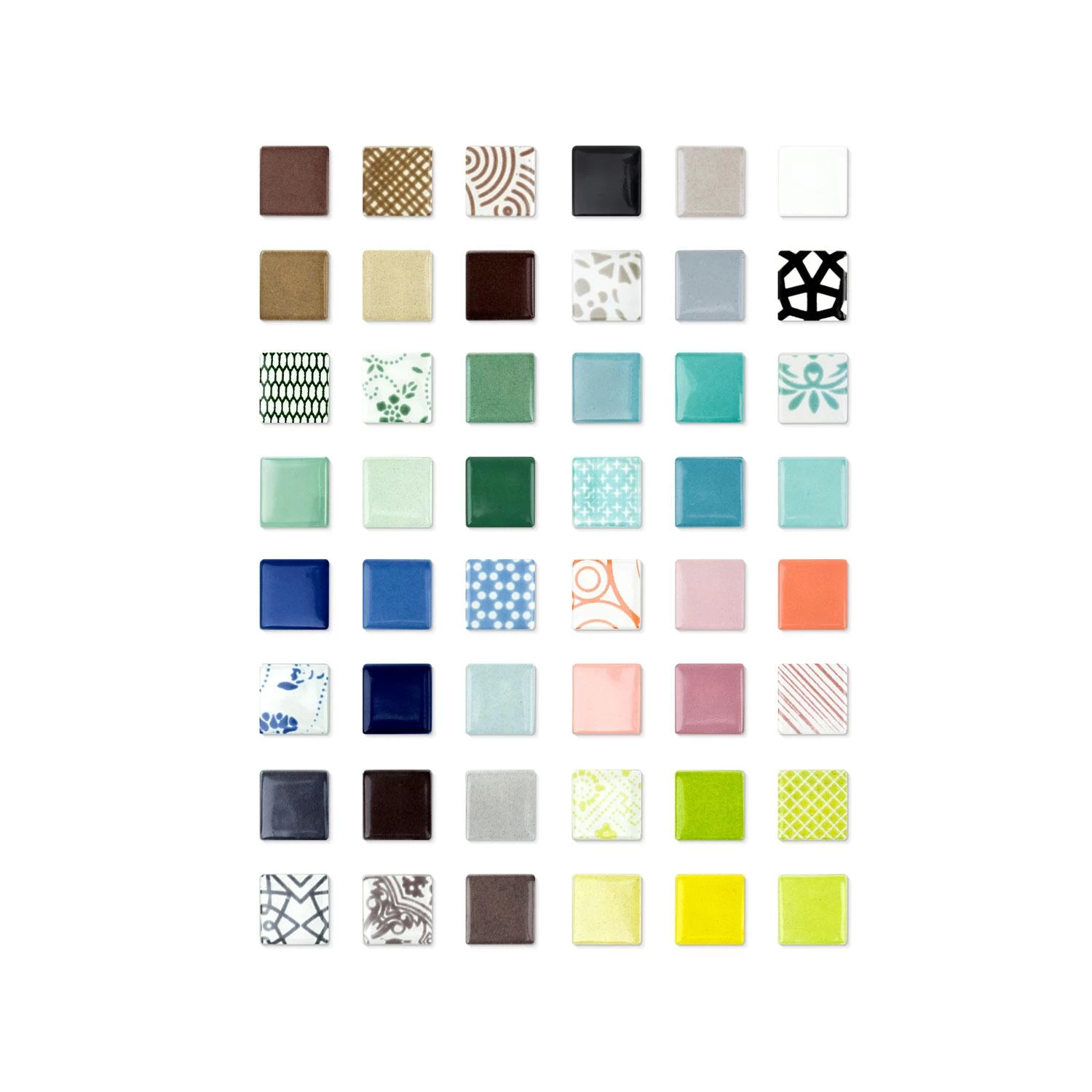 3/4" Mega Mix Patchwork Glass Tile Assortment - 3 Lbs - Image 4