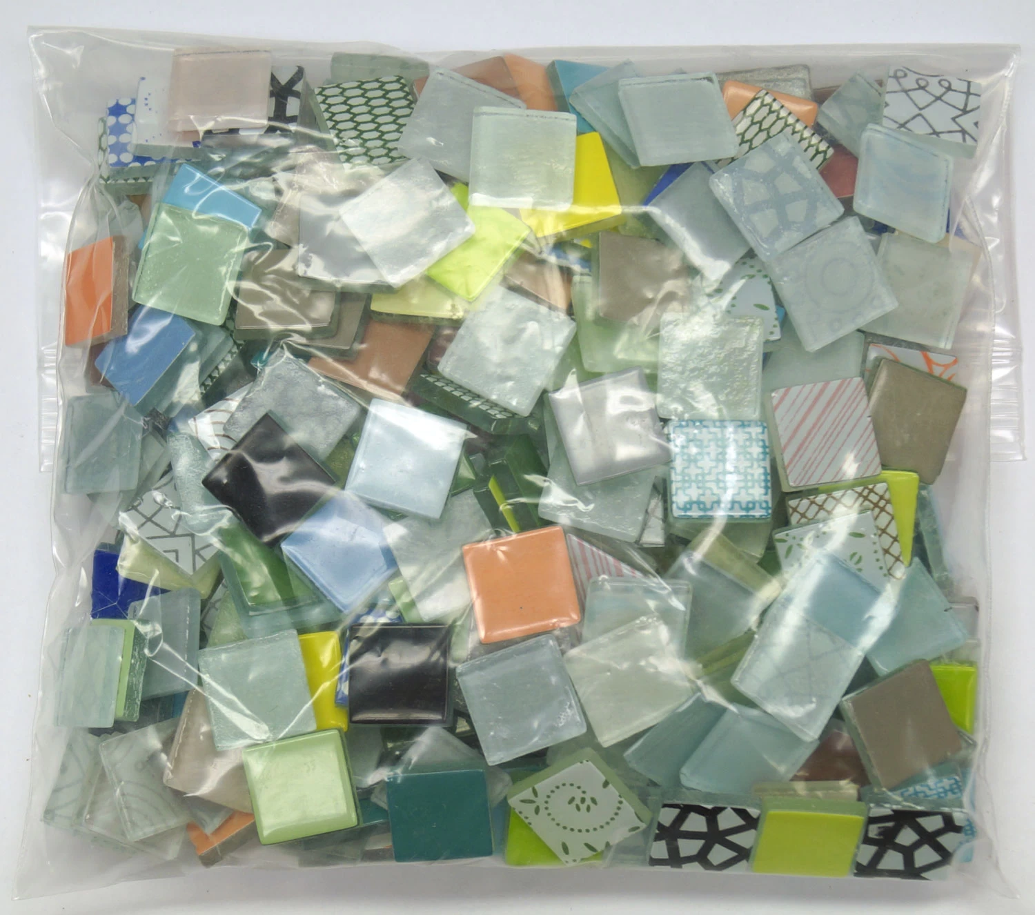 3/4" Mega Mix Patchwork Glass Tile Assortment - 3 Lbs - Image 5