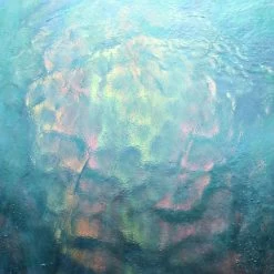 Youghiogheny Turquoise Iridized Stipple