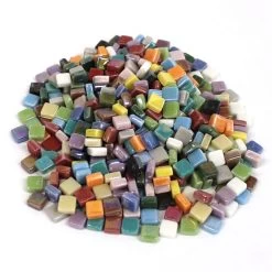 5/16" Iridized Classico Mini Tiles - 1/2 Lb