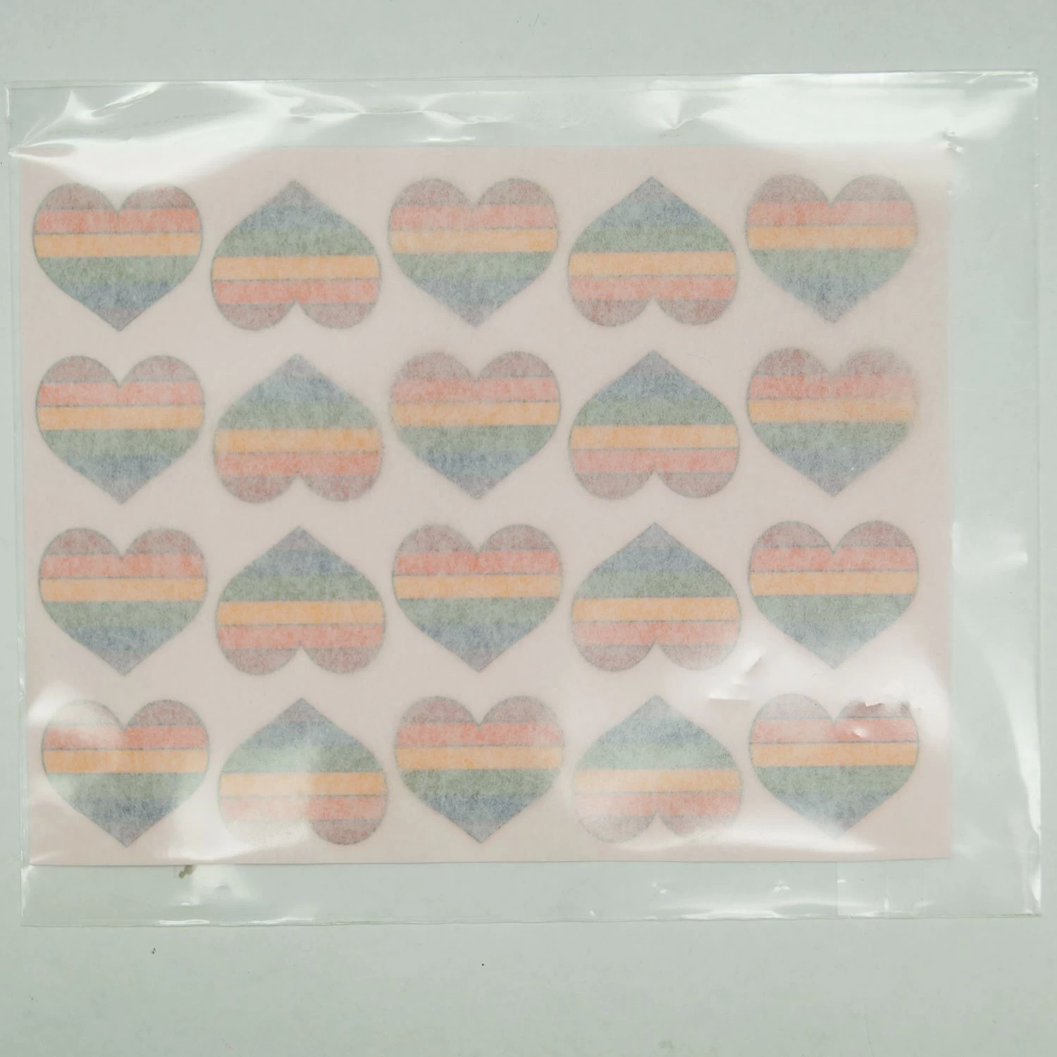 Rainbow Hearts Enamel Decals - Image 2
