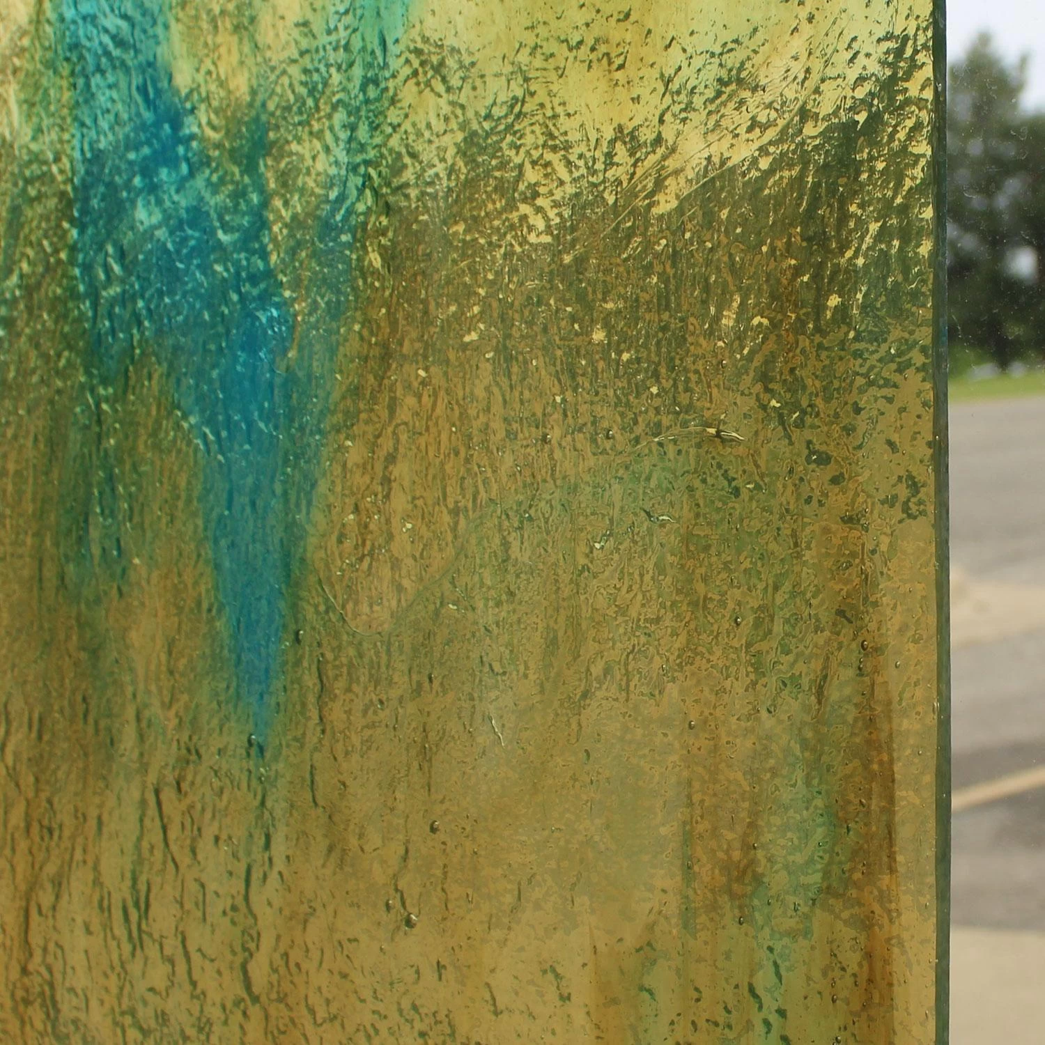 Uro Light Brown, Dark Brown And Sky Blue Granite - Image 3