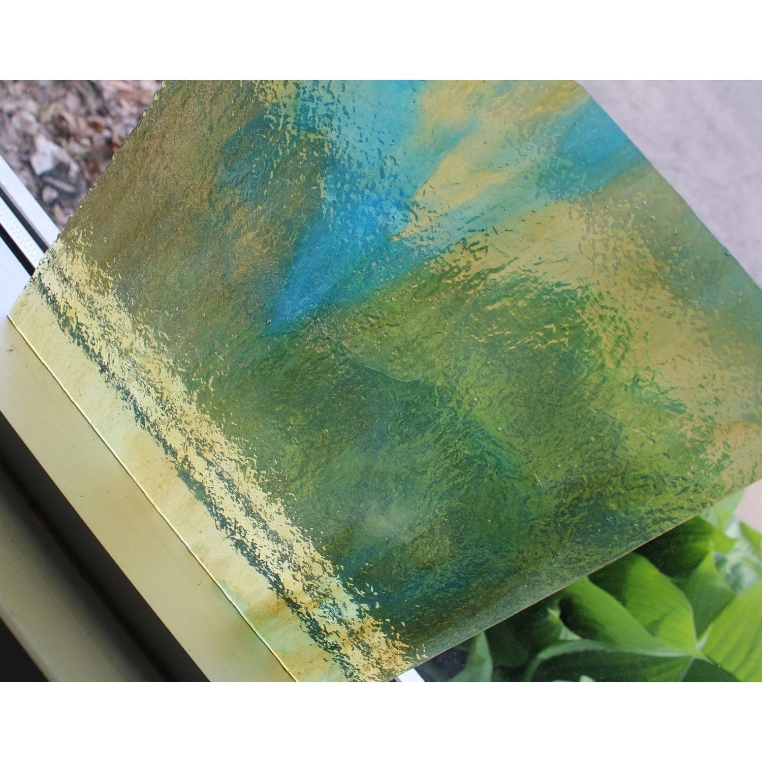 Uro Light Brown, Dark Brown And Sky Blue Granite - Image 4