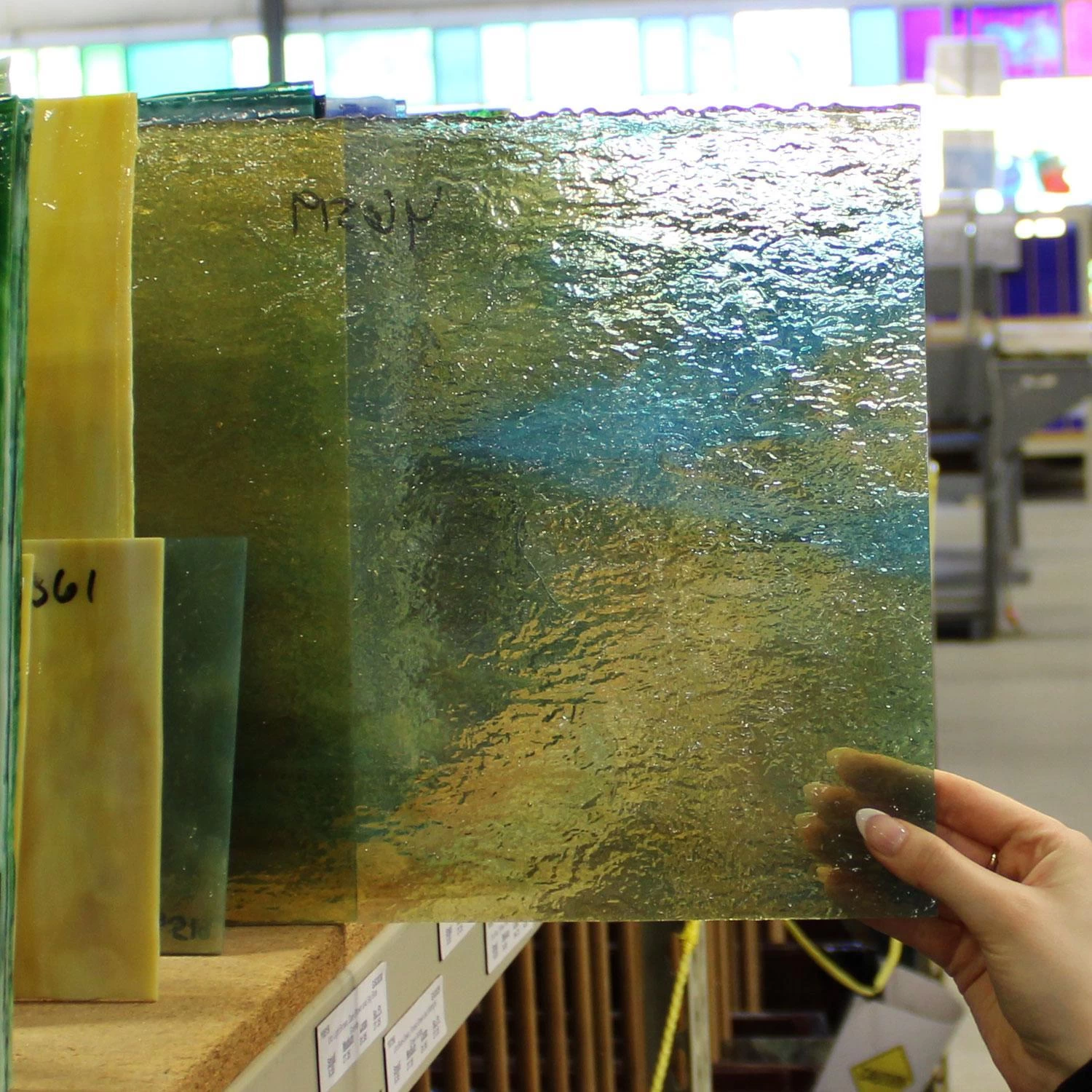 Uro Light Brown, Dark Brown And Sky Blue Granite - Image 5