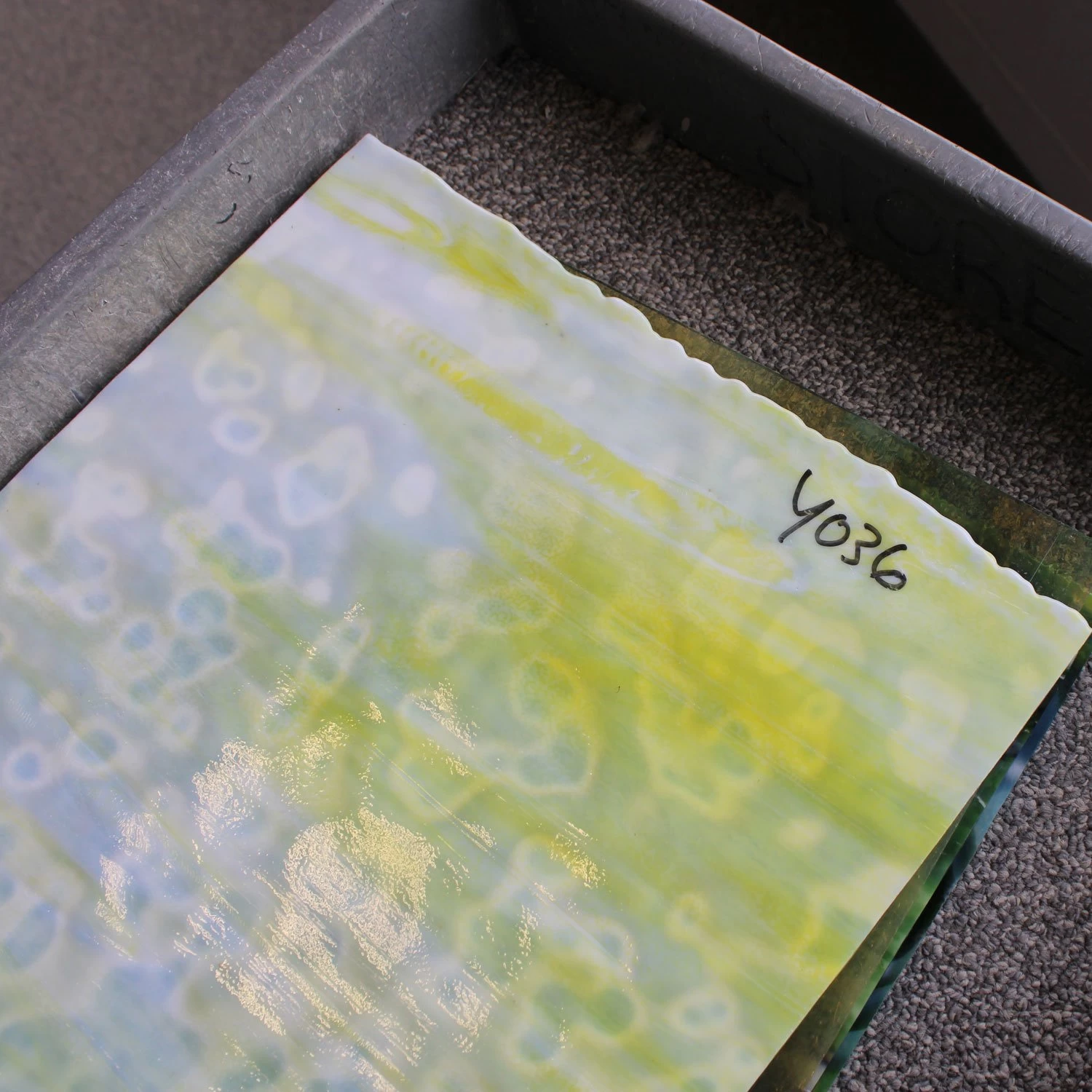 Uro Lemon Yellow, Golden Yellow And White Mottle - Image 5